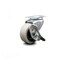 Service Caster 2 Inch Thermoplastic Rubber Wheel Top Plate Swivel Caster with Brake SCC SCC-05S210-TPRS-SLB - alternate 1